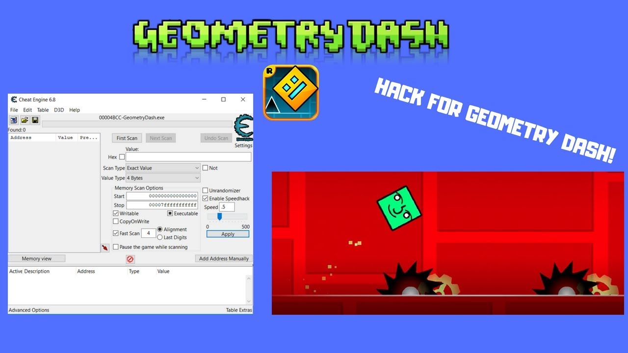 geometry dash speed hack